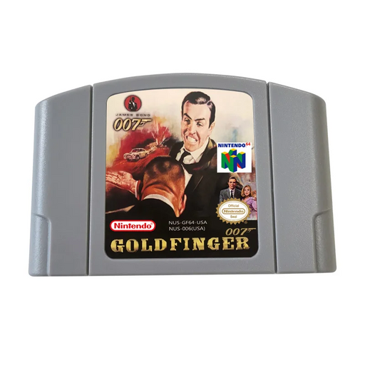 🎯 Goldfinger 64 – Nintendo 64 Cartridge | 20 All-New James Bond Missions
