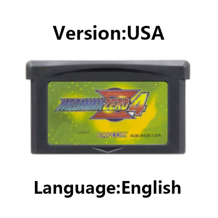 Megaman Zero GBA Series Game 32-Bit Video Game Cartridge Console Card Megaman Ze