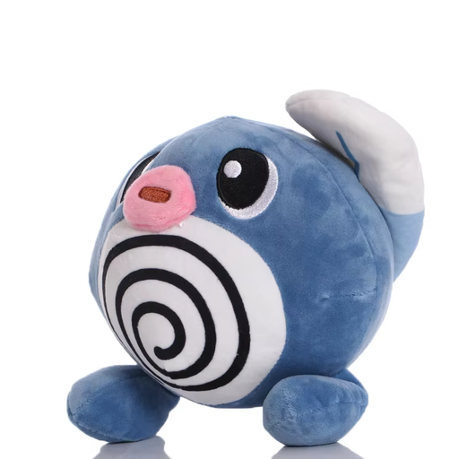 🌀 6.7 IN Poliwag Plush Doll Pendant | Soft Pokémon Plush Toy Gift for Kids