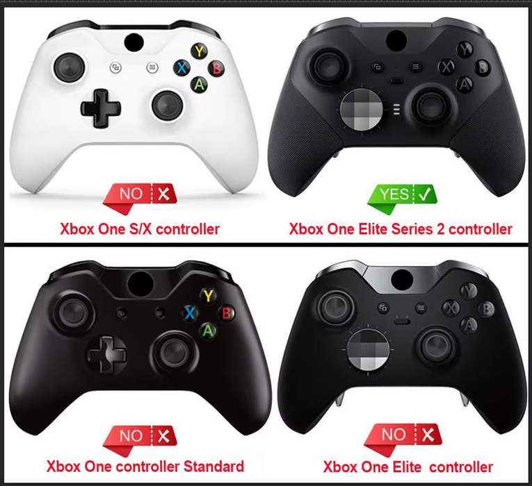 Clear Shell w/ Buttons for Xbox Elite Series 2 Core Controller Model 1797