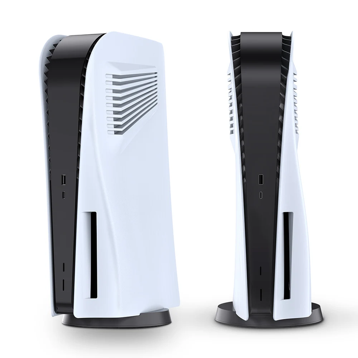 🎮 PS-5 Disc Edition Faceplate w/ Cooling Vents – Frosted Heat Dissipation Shell