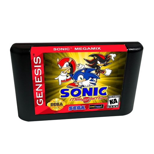 🔵 SONIC MEGAMIX | Sega Genesis & Mega Drive | 16-Bit Game Cartridge 🎮