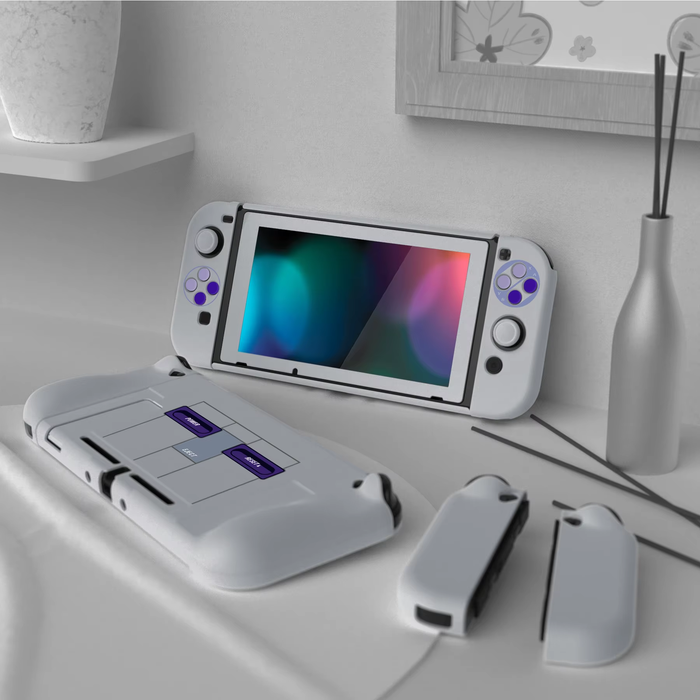 Playvital Altergrips Dockable Protective Case Ergonomic Cover for NS Switch W/Sc