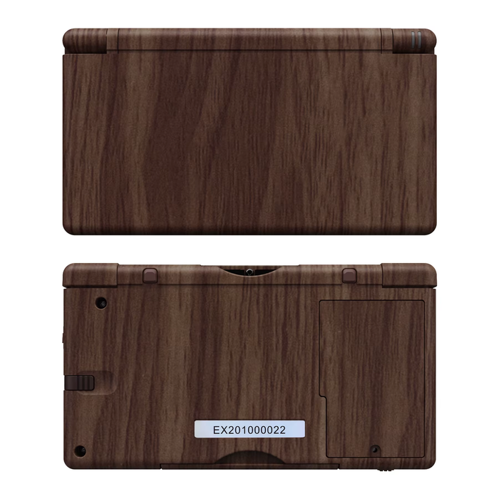 🌲 Replacement Full Housing Shell for Nintendo DS Lite (Wood Grain Design)