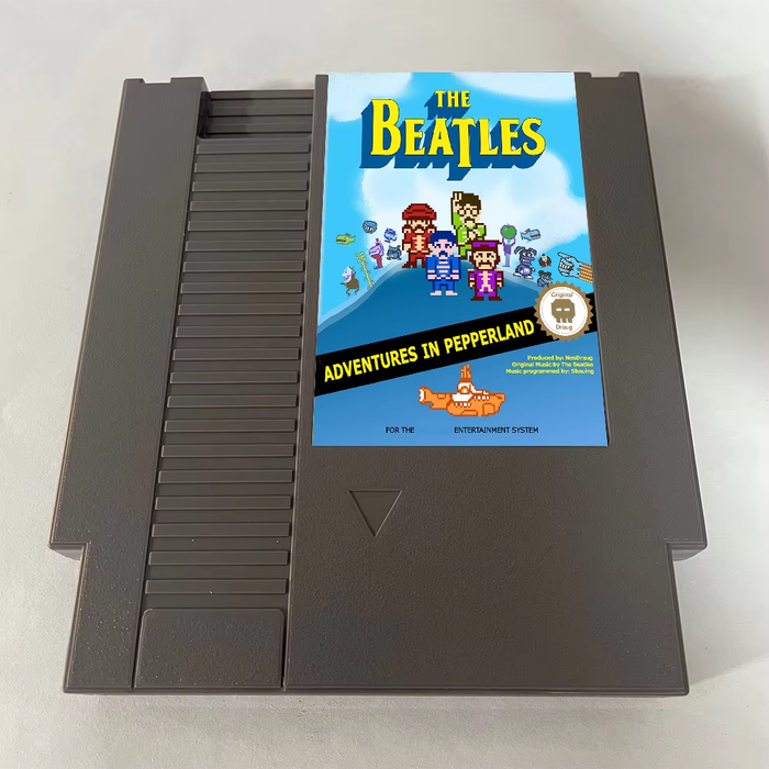Beatles Adventures 🎵 New NES Game Cartridge 8-Bit 72 Pin for Original Console