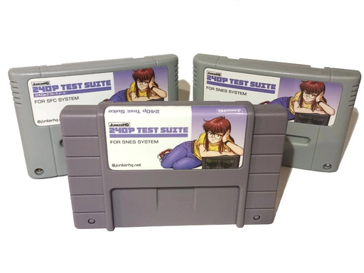 240p Test Suite SNES/Super Famicom 16-Bit Game Cartridge for Console