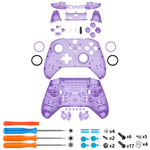 Clear Shell w/ Buttons for Xbox Elite Series 2 Core Controller Model 1797
