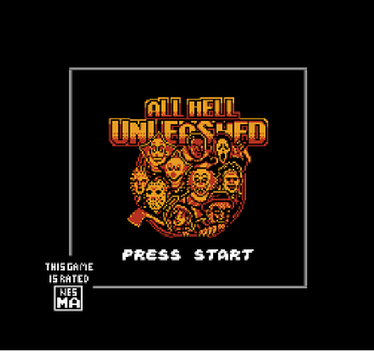 👿 All Hell Unleashed – NES Cartridge | Horror Icon Showdown (8-Bit)