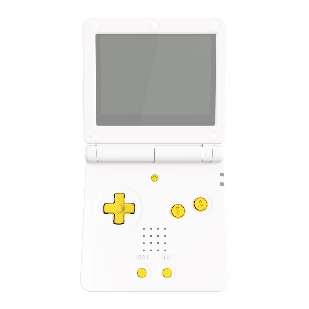 ✨ Full Set Buttons for Game Boy Advance SP | Chrome Gold Replacement Kit
