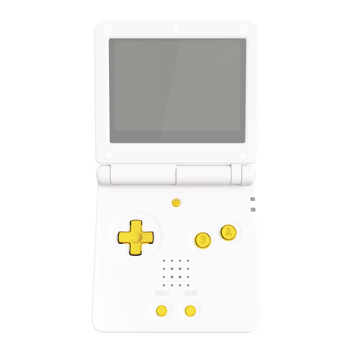 ✨ Full Set Buttons for Game Boy Advance SP | Chrome Gold Replacement Kit