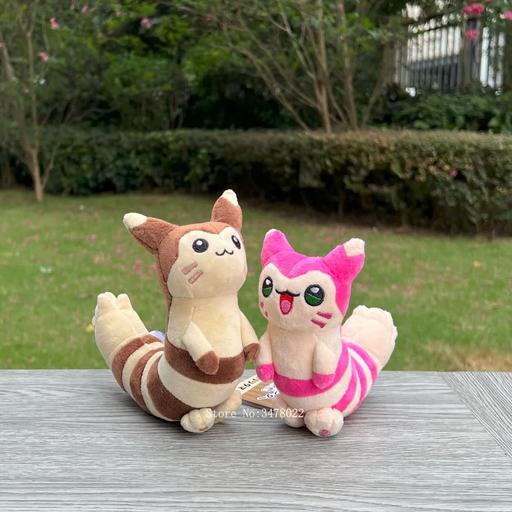 🌟 5.5 IN Shiny Furret Fit Plush Toy | Cute Pokémon Soft Stuffed Doll Gift
