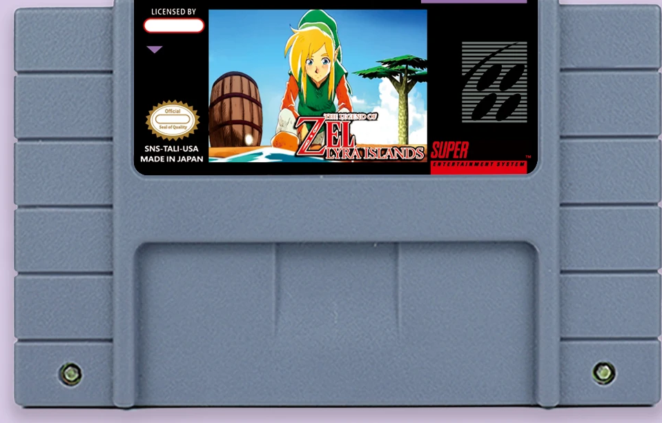 🗺️ Lyra Islands RPG SNES Game Cartridge | Zelda Fan Hack Adventure 🌟