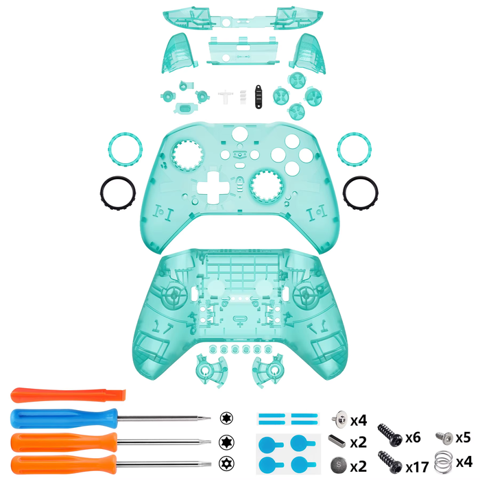 Clear Shell w/ Buttons for Xbox Elite Series 2 Core Controller Model 1797