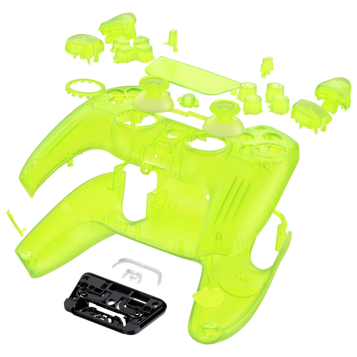 Clear Lime Luna Full Shell Set for PS5 Controller BDM-030/040/050