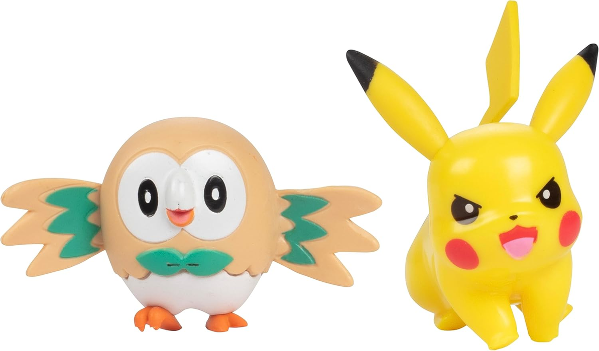 🟡 Pokémon Battle Ready! 6-Piece Figure Set 🧢 Ash + Pikachu + Charmander + More