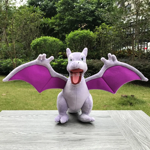 🦖 10 IN Aerodactyl Plush Toy | Pokémon Ptera Soft Stuffed Doll Gift