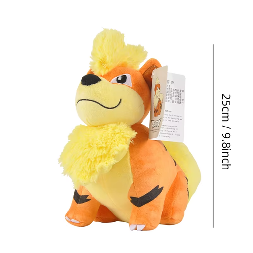 🔥 Kawaii Growlithe Dog 10 IN Plush | Cute Pokémon Stuffed Toy Gift