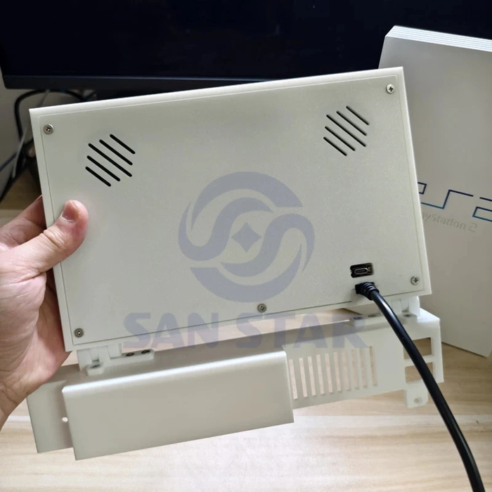 8-Inch PS2 Retro Mini Monitor | Portable LCD Display for PlayStation 2 Console