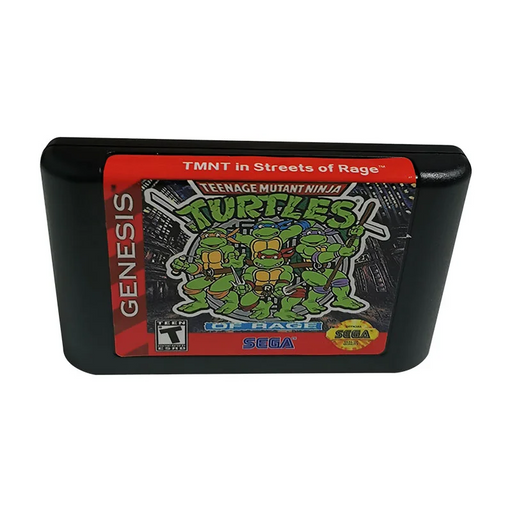 🐢 TMNT in Streets of Rage 2 | SEGA Genesis 16-Bit Game Cartridge