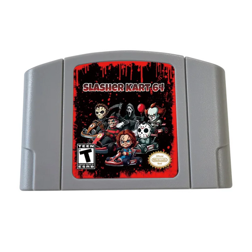🏎️ Slasher Kart v3 Final – Nintendo 64 Cartridge | Horror Icons Hit the Track