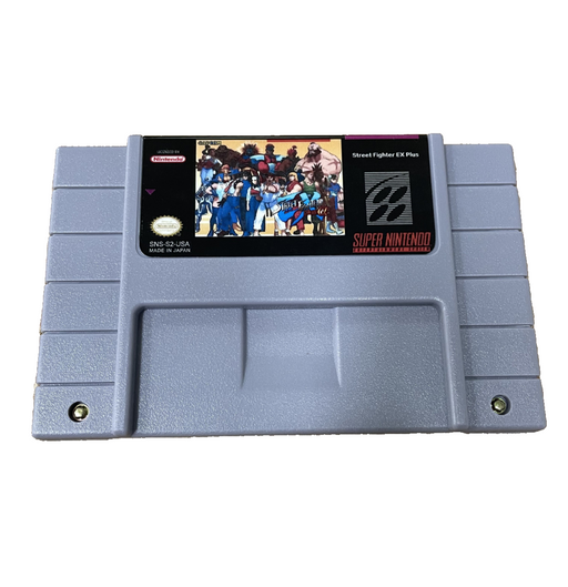 🥊 Street Fighter EX Plus – SNES 16-Bit Game Cartridge | Rare Unlicensed Fighter