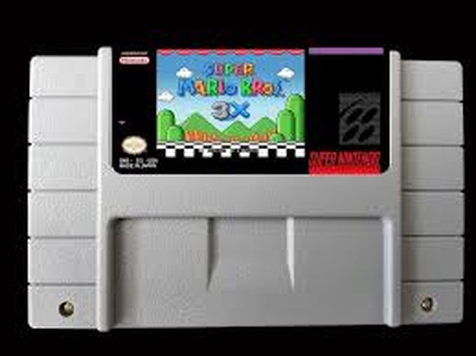 ๐ Super M Bros 3X โ USA NTSC SNES Cartridge (Fan Hack)