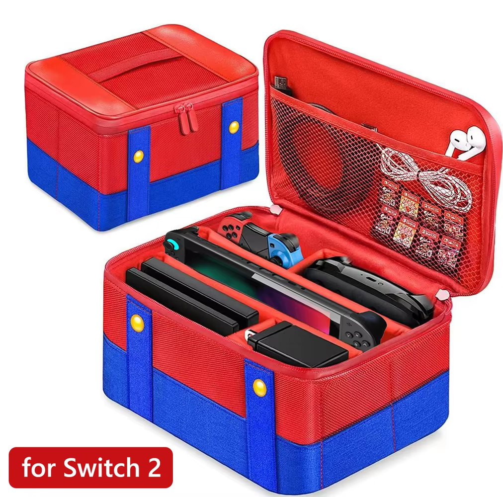 🎒 Large Carrying Case for Nintendo Switch – Waterproof EVA Storage Bag