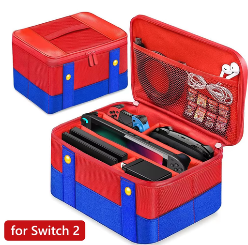 🎒 Large Carrying Case for Nintendo Switch – Waterproof EVA Storage Bag