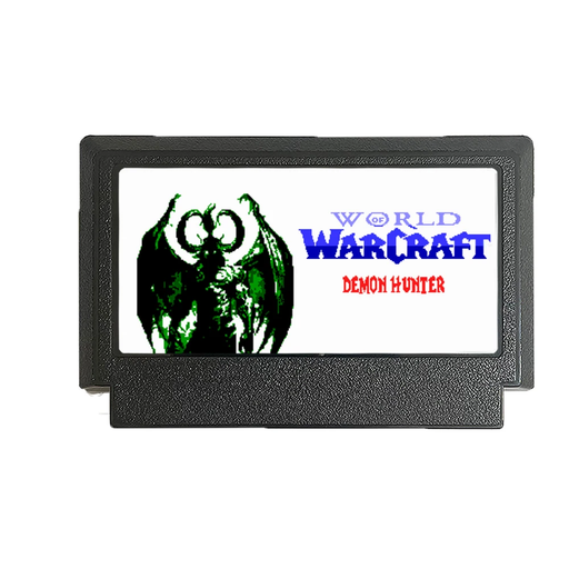 ⚔️ World of Warcraft: Demon Hunter – 60 Pin FC Game Cart | English Version 🕹️