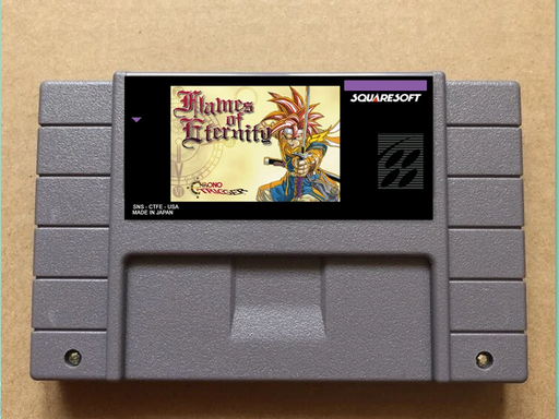🔥 Chrono Trigger: Flames of Eternity – SNES Game Cartridge | Hack 🌌