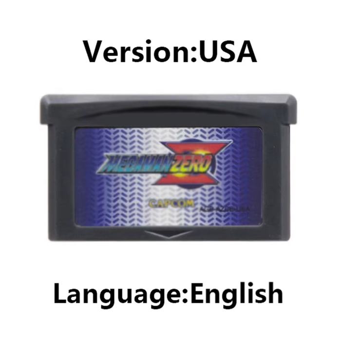 Megaman Zero GBA Series Game 32-Bit Video Game Cartridge Console Card Megaman Ze