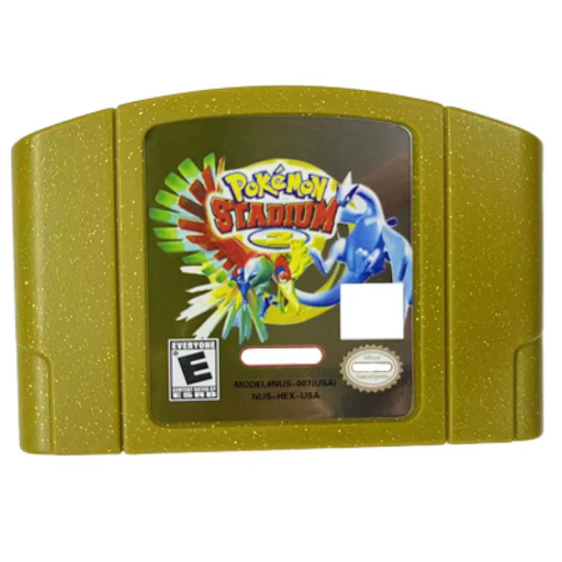 N64 64-Bit Console Games Cartridge 🎮 Pokemon Gold Silver Blue Red Yellow Green