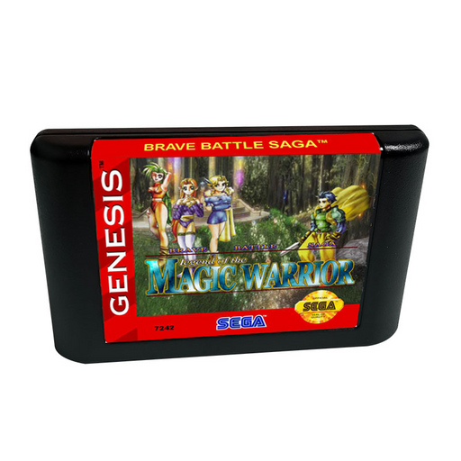 🐉 Brave Battle Saga – SEGA Genesis/Mega Drive 16-Bit Game Cartridge