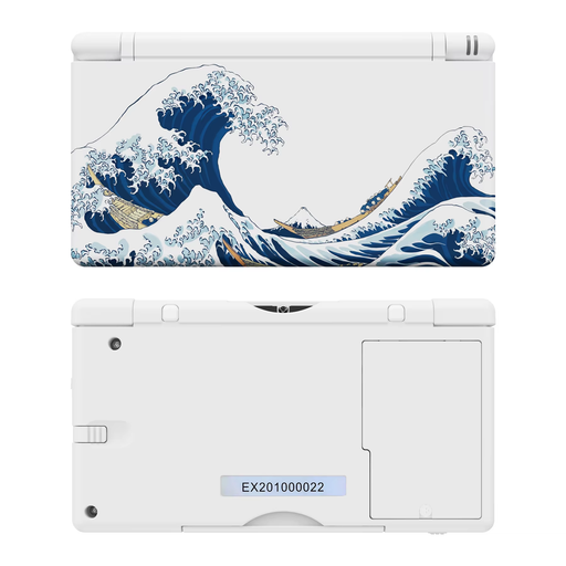 🎨 Replacement Full Housing Shell for Nintendo DS Lite | The Great Wave Edition