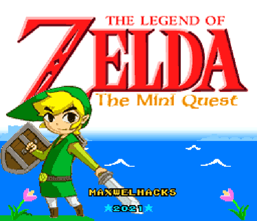 🗡️ The Mini Quest | Legend of Zelda RPG Game Card for SNES 🌊