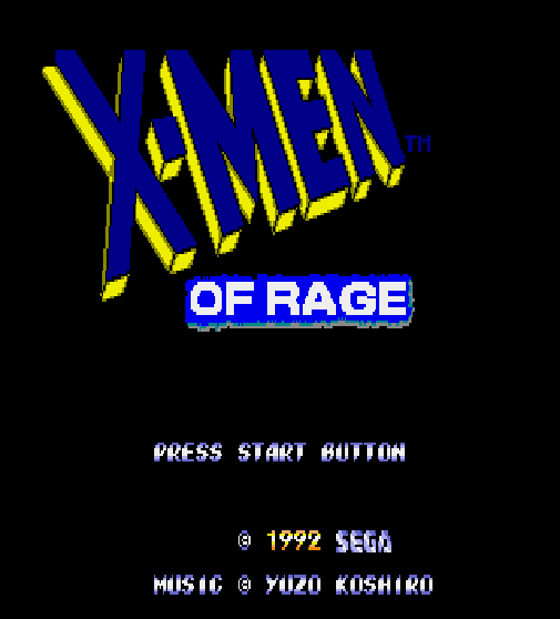 🧬 X-Men in Streets of Rage 2 | SEGA Genesis 16-Bit Game Cartridge