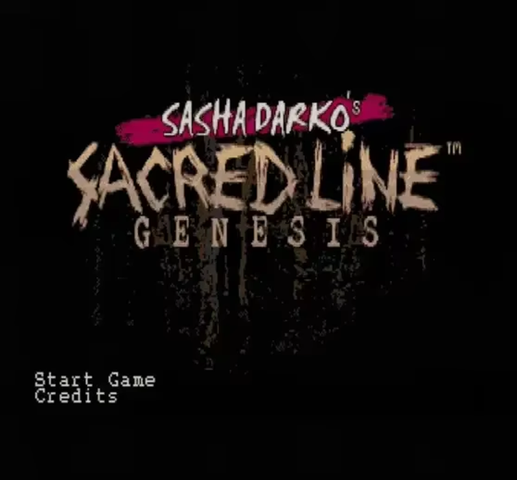 Sacred Line 16-Bit Game Cartridge for Genesis Mega Drive Horror Adventure