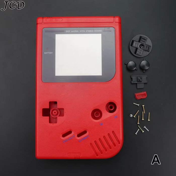 🔧 Full Shell Housing Kit for GB DMG | Replacement Case + Buttons + Screen Lens