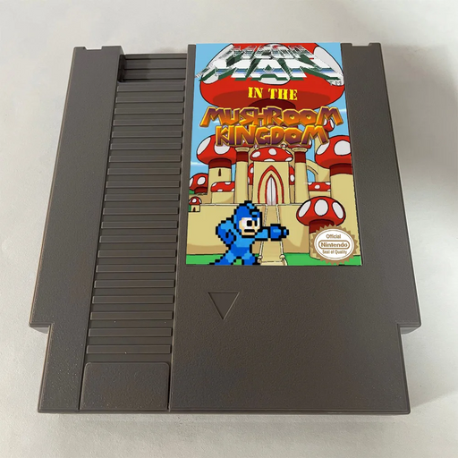 🔵 Mega Man in the Mushroom Kingdom | NES 8-Bit Game Cartridge