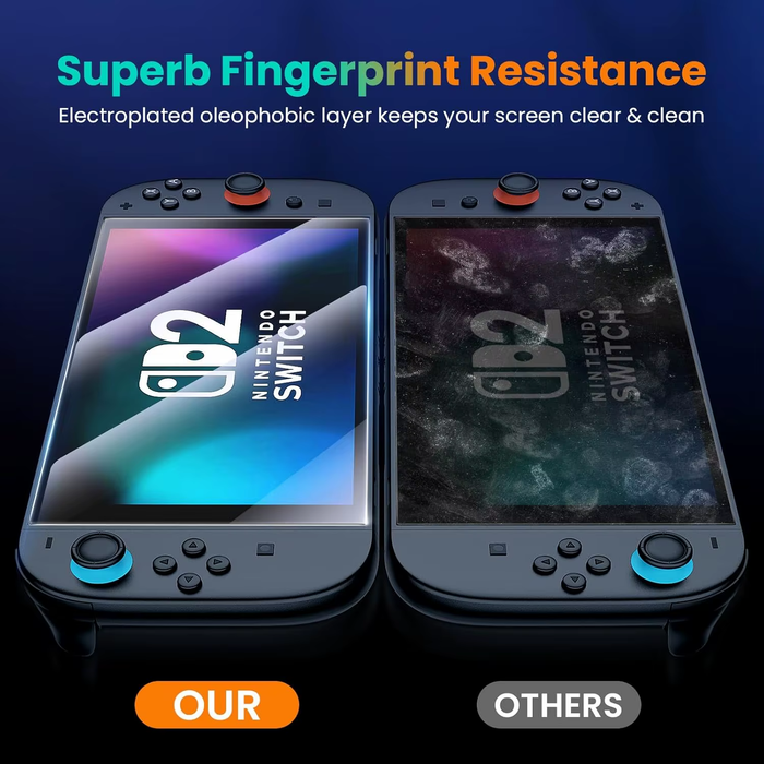 🛡️ 2-Pack Tempered Glass Screen Protector for Nintendo Switch 2