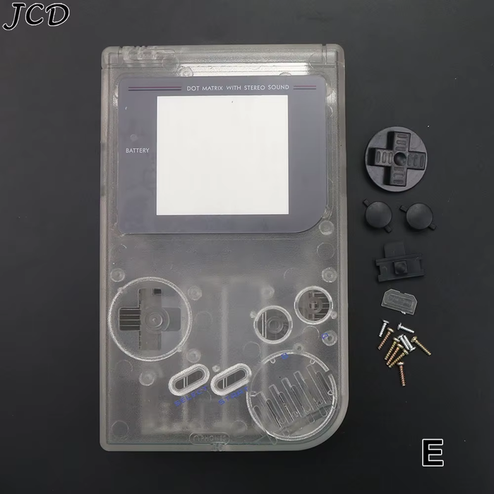 🔧 Full Shell Housing Kit for GB DMG | Replacement Case + Buttons + Screen Lens