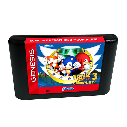 🌀 Sonic the Hedgehog 3 Complete | SEGA Genesis & Mega Drive 16-Bit Game Cartrid