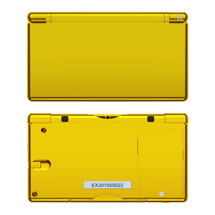 🌟 Chrome Gold Full Shell + Buttons Kit | Nintendo DS Lite Console Replacement