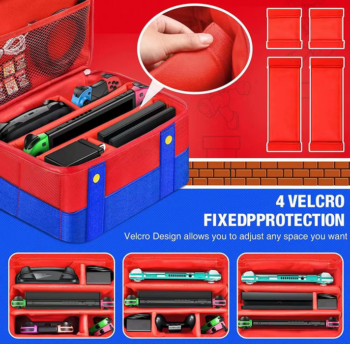 🎒 Large Carrying Case for Nintendo Switch – Waterproof EVA Storage Bag