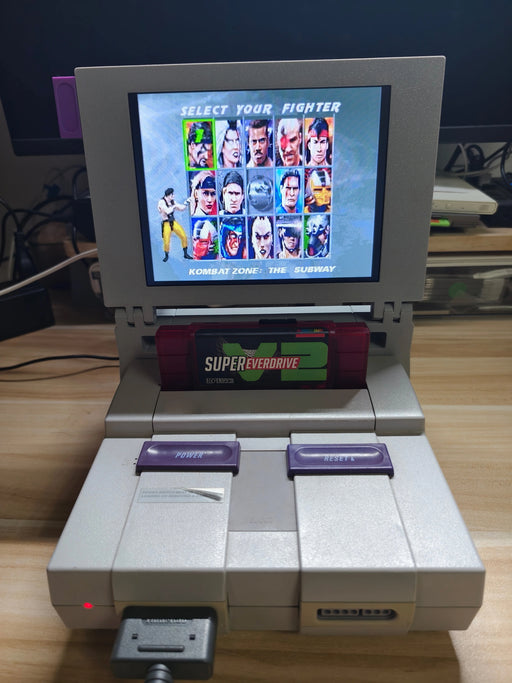 8-Inch SNES Retro Mini Monitor | Plug & Play LCD Display for Super Nintendo