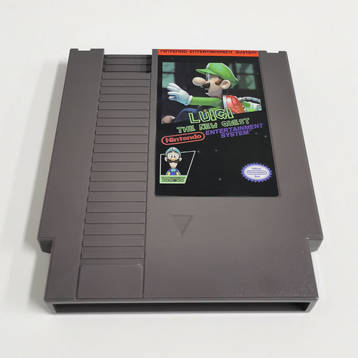 Luigi and the New Quest – NES 8-Bit Game Cart  – 72 Pin