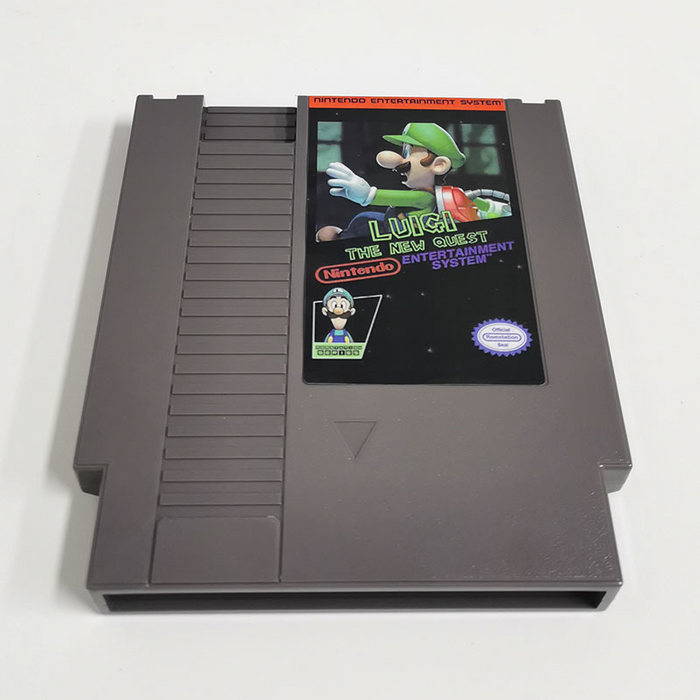 Luigi and the New Quest β NES 8-Bit Game Cart  β 72 Pin