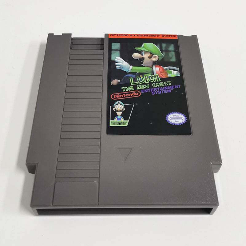 Luigi and the New Quest β NES 8-Bit Game Cart  β 72 Pin