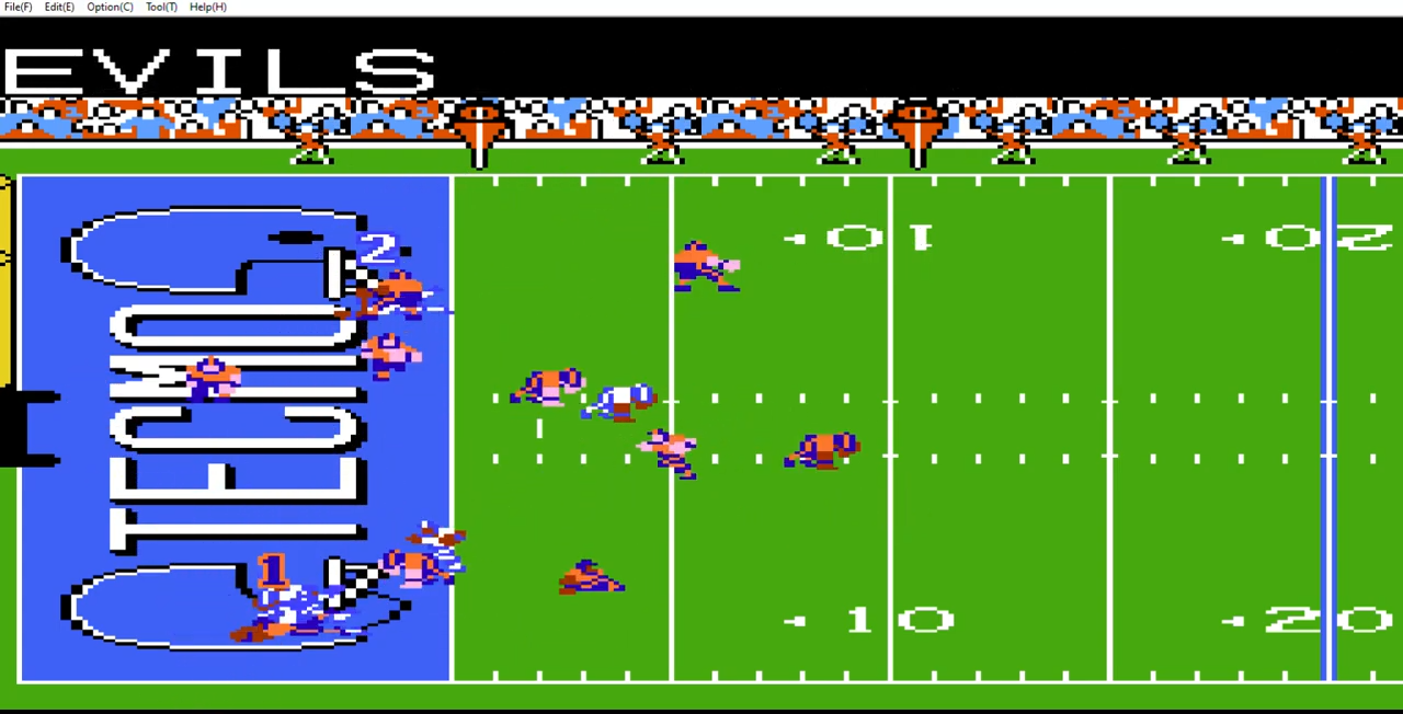 🏈 Tecmo Super Bowl NCAA 2K25 Edition – NES 8-Bit Game Cartridge