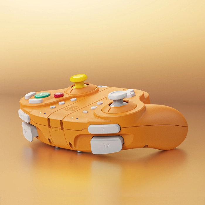 🎮Wizard Hall Joystick Controller – Orange + RGB – For Switch/PC